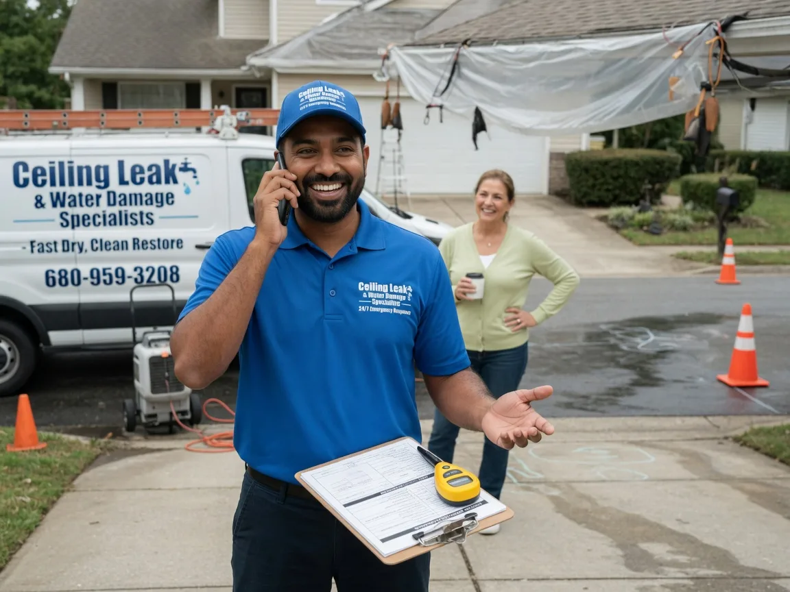 Ceiling Leak Cleanup Hunlock Creek, PA FAQs